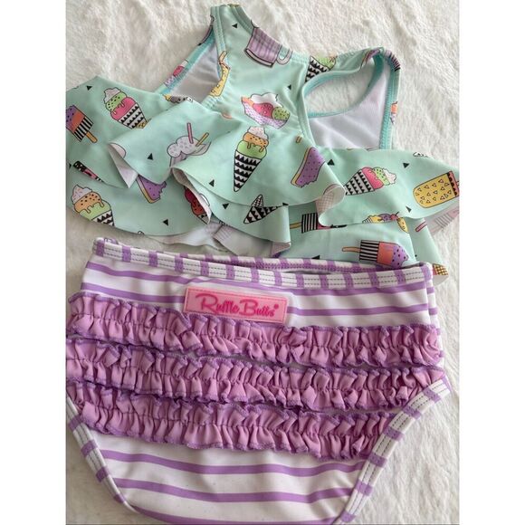 Ruffle Butts Ice Cream Bathing Suit Size 12-18 Months - Picture 2 of 5